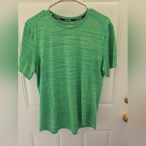 Nike Running Green Short Sleeve  Dri-FIT Tee